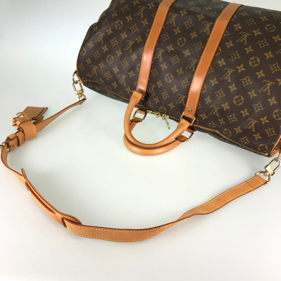 LOUIS VUITTON monogram keepall bandouliere 50 M41416 Boston bag
