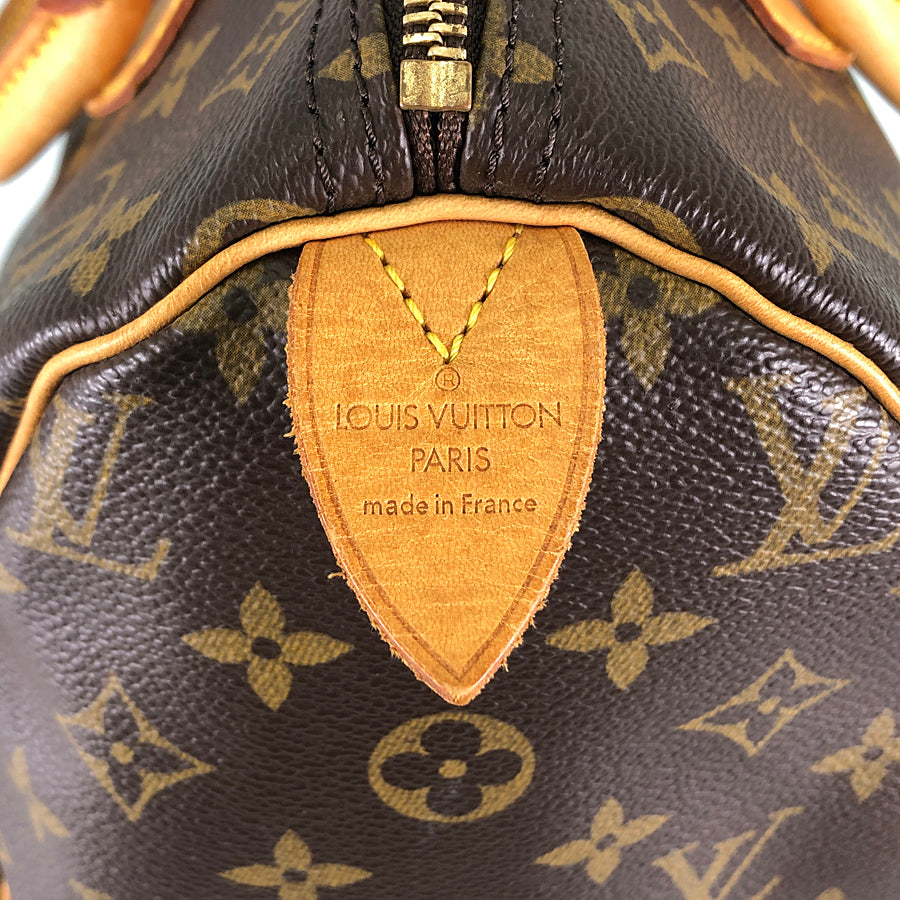 LOUIS VUITTON Monogram Speedy 30 Handbag