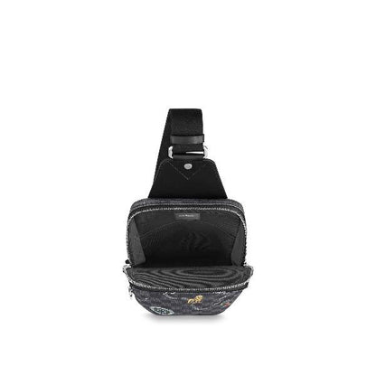 Louis Vuitton Avenue Sling Bag Damier Graphite Maps of the Renaissance