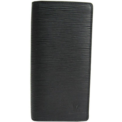 Louis Vuitton Circle signature Brazza Wallet Epi Leather Noir