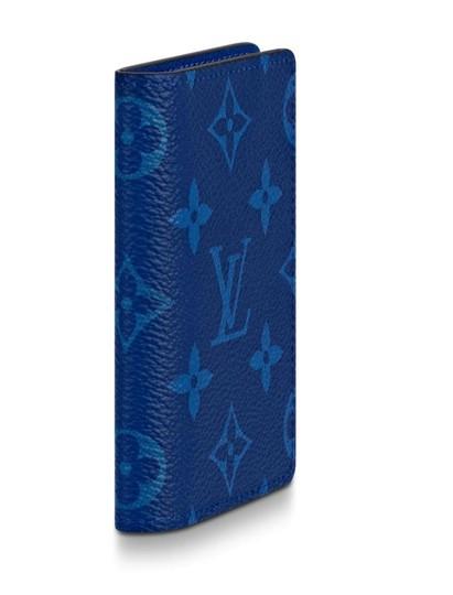 Louis Vuitton Pocket Organiser Taiga Monogram Cobalt