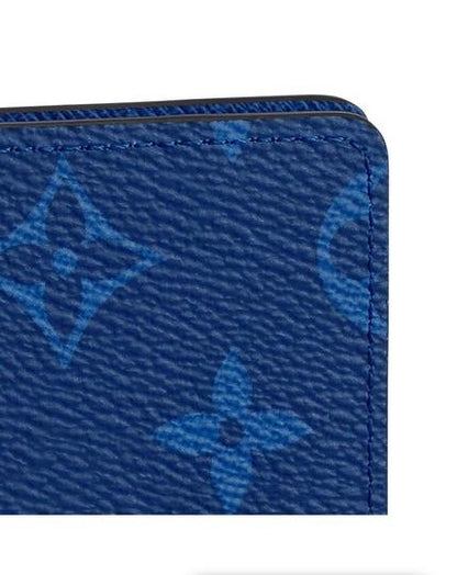Louis Vuitton Pocket Organiser Taiga Monogram Cobalt
