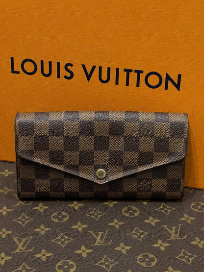 Louis Vuitton - Portefeuille compagnon toile damier ébène
