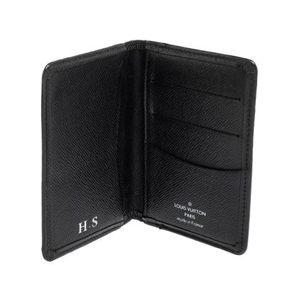 Louis Vuitton Black Taiga Leather Pocket Organizer