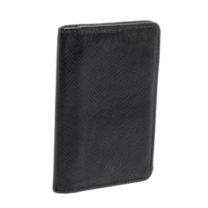 Louis Vuitton Black Taiga Leather Pocket Organizer