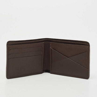 LOUIS VUITTON Brown Infini Leather Multiple Bifold Wallet