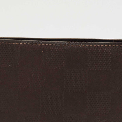 LOUIS VUITTON Brown Infini Leather Multiple Bifold Wallet