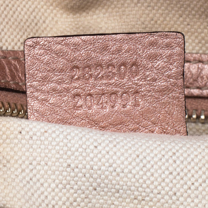 Gucci Beige GG Canvas and Leather Bell Satchel