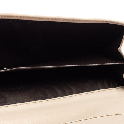 Gucci Beige/Ivory GG Canvas and Leather Continental Wallet