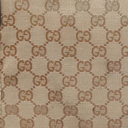 Gucci Beige/White GG Canvas And Leather Web Jolicoeur Charms Shoulder Bag