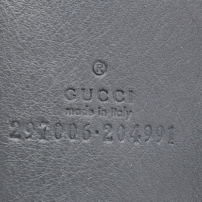 Gucci Ash Grey Leather Tassel Horsebit Tote