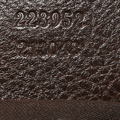 Gucci Beige/Brown GG Canvas and Leather Medium Interlocking G Hobo