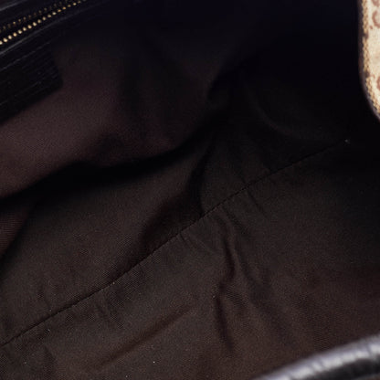 Gucci Beige/Brown GG Canvas and Leather Junco Shoulder Bag