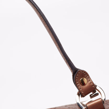 Gucci Metallic Bronze Guccissima Leather Large GG Twins Tote