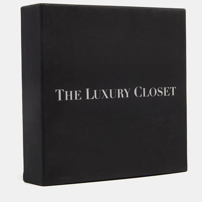 LOUIS VUITTON Navy Blue Leather Luggage Name Tag