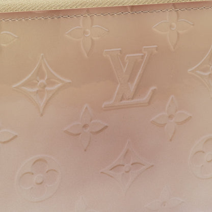 Louis Vuitton Cream White Monogram Vernis Zippy Wallet