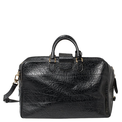 Louis Vuitton Black Cuir Indra Duffel Bag