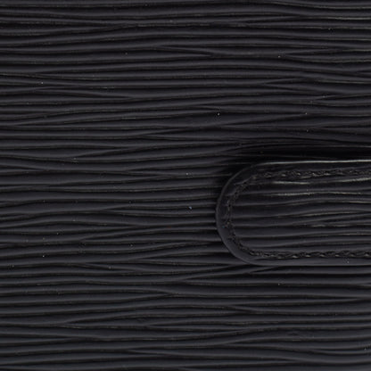 Louis Vuitton Black Epi Leather Compact Wallet