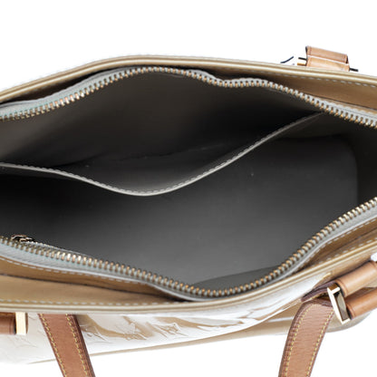 Louis Vuitton Beige Monogram Vernis Houston Bag