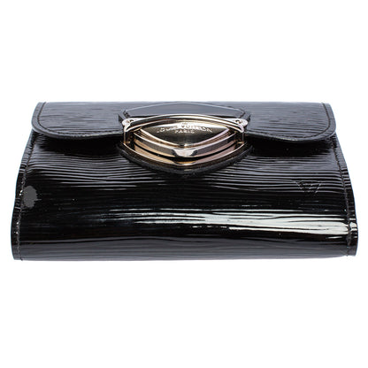 Louis Vuitton Black Electric Epi Leather Joey Wallet