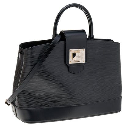 Louis Vuitton Black Electric Epi Leather Mirabeau GM Bag