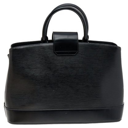 Louis Vuitton Black Electric Epi Leather Mirabeau GM Bag