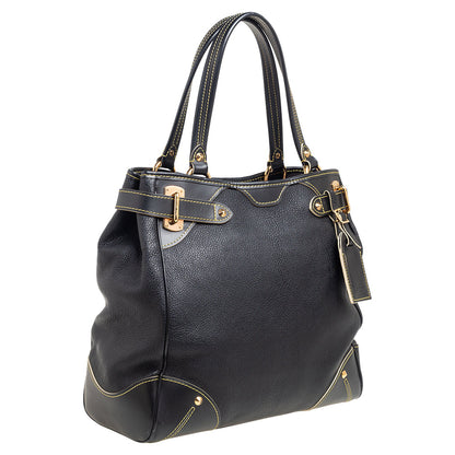 Louis Vuitton Black Suhali Leather Le Majestueux Tote