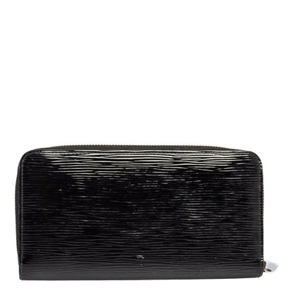 Louis Vuitton Black Epi Leather Zippy Continental Wallet