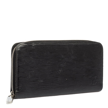 Louis Vuitton Black Epi Leather Zippy Continental Wallet