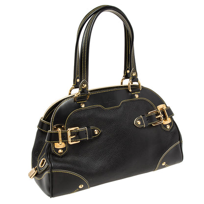 Louis Vuitton Black Suhali Leather Le Radieux Bag