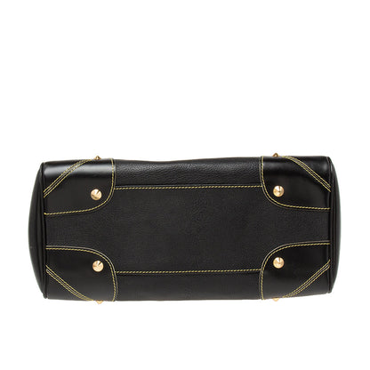 Louis Vuitton Black Suhali Leather Le Radieux Bag