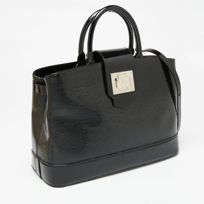 Louis Vuitton Black Electric Epi Leather Mirabeau GM Bag