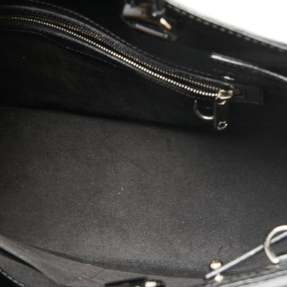 Louis Vuitton Black Electric Epi Leather Mirabeau GM Bag