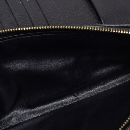 Louis Vuitton Black Monogram Mahina Leather Amelia Wallet