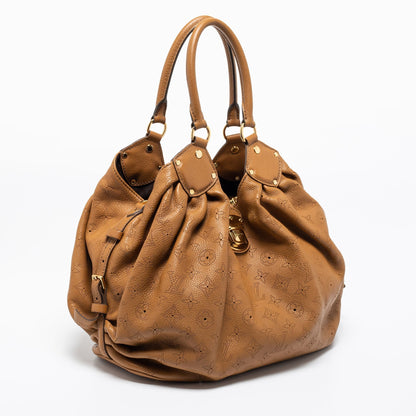 Louis Vuitton Biscuit Monogram Mahina Leather Surya L Bag