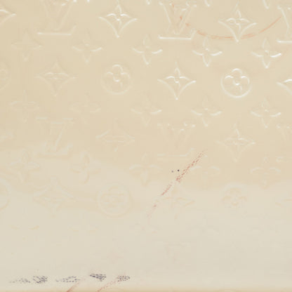 Louis Vuitton Blanc Corail Monogram Vernis Brea GM Bag