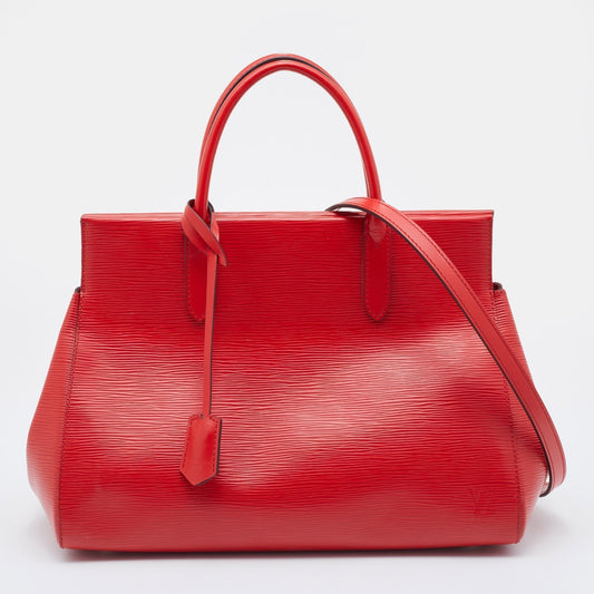 Louis Vuitton Coquelicot Epi Leather Marly MM Bag
