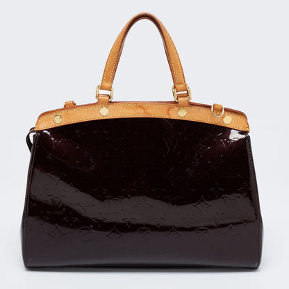 Louis Vuitton Amarante Monogram Vernis Brea MM Bag