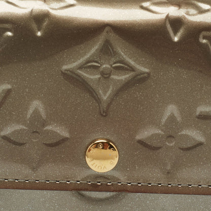 Louis Vuitton Gris Art Deco Monogram Vernis Sarah Wallet