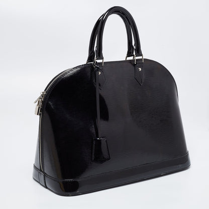 Louis Vuitton Black Electric Epi Leather Alma GM Bag