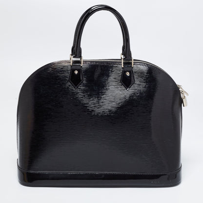 Louis Vuitton Black Electric Epi Leather Alma GM Bag
