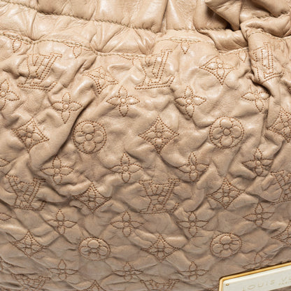 Louis Vuitton Ecru Monogram Leather Limited Edition Olympe Nimbus GM Bag