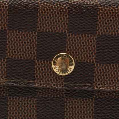 Louis Vuitton Damier Ebene Canvas Alexandra Wallet