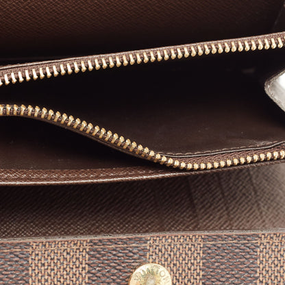 Louis Vuitton Damier Ebene Canvas Alexandra Wallet