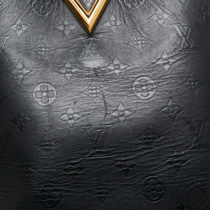 Louis Vuitton Black Monogram Leather Very  Hobo Bag