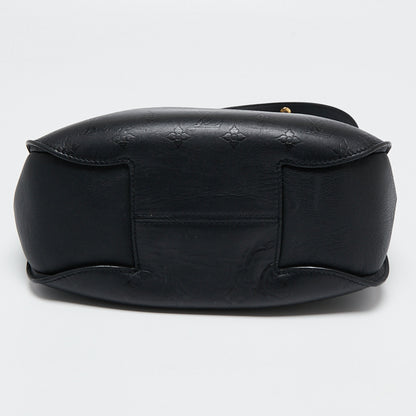 Louis Vuitton Black Monogram Leather Very  Hobo Bag