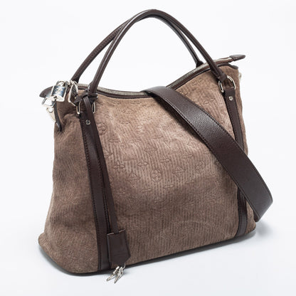 Louis Vuitton Brown Monogram Antheia Suede Ixia PM Bag
