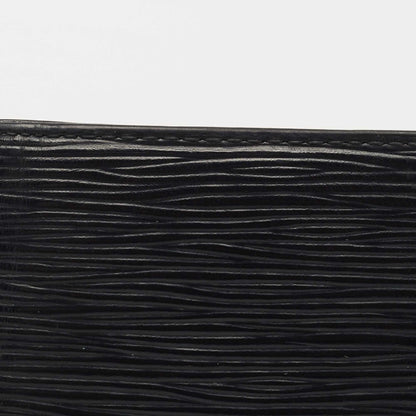 LOUIS VUITTON Black Epi Leather Bifold Long Wallet