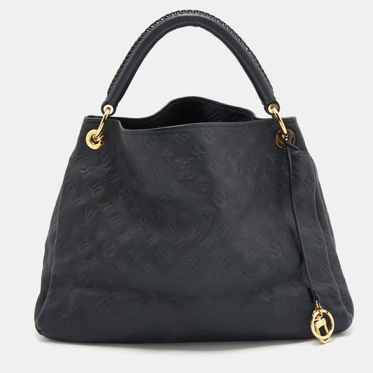 Louis Vuitton Bleu Infini Monogram Empreinte Leather Artsy MM Bag