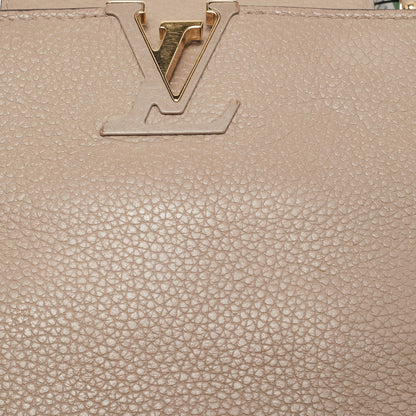 Louis Vuitton Beige Taurillon Leather Capucines BB Bag